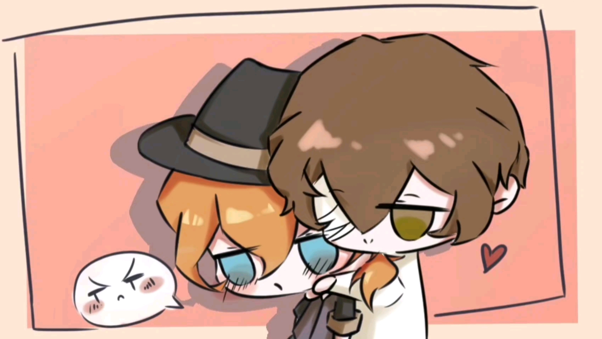 【双黑】黏糊糊的一对(贴贴抱抱)