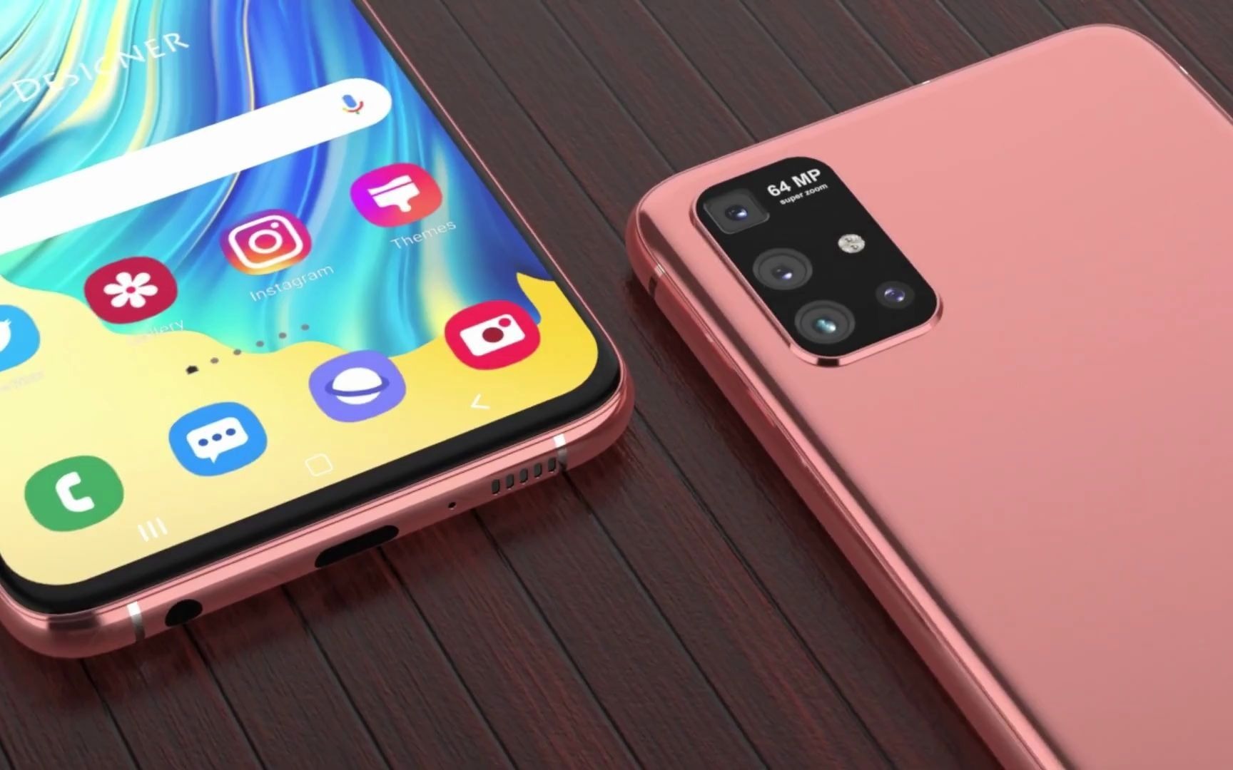 三星中端galaxym52渲染骁龙690挖孔屏6400万四摄