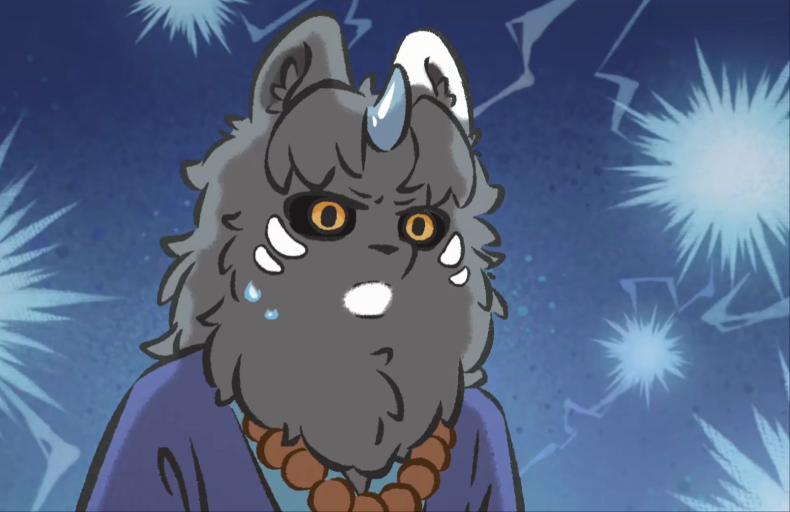 有兽焉:谛听得知小髅的身世,满脸严肃