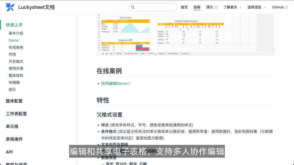 Luckysheet 一款在线电子表格软件哔哩哔哩bilibili