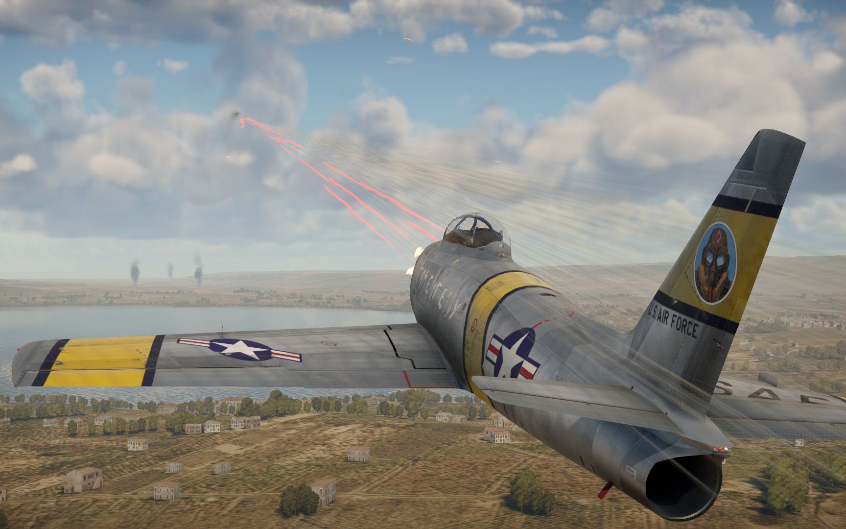 战争雷霆还是泼水适合我f86佩刀空战历史击杀集锦