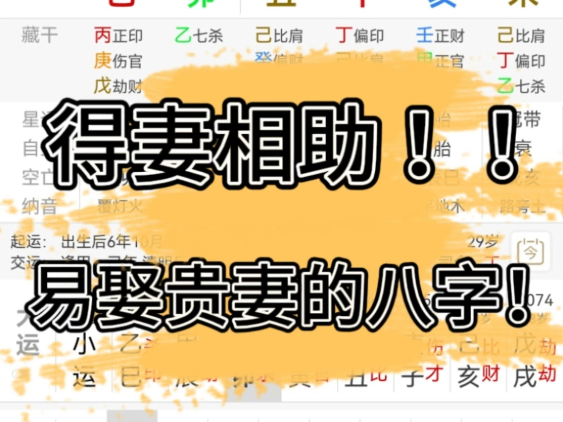 八字案例解析:得妻相助,易娶贵妻的八字,疼爱老婆的男人真的可以发财!哔哩哔哩bilibili