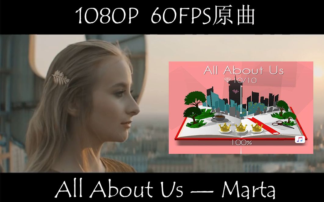 [图]1080P/60FPS【跳舞的线】All About Us 超清MV+完美通关