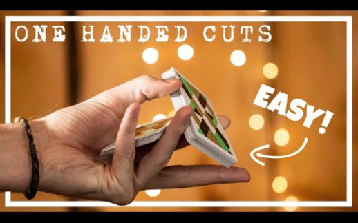 [机翻中字]3个初学者单手切牌花切教程