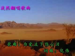 [图]淡然翻唱歌曲网络热门歌曲《为爱流下伤心泪》