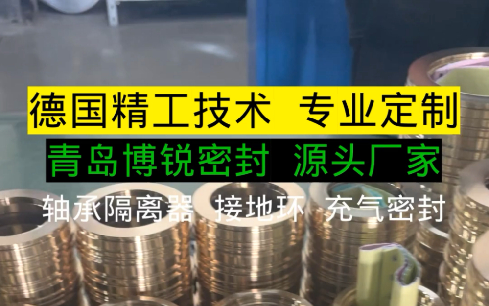 博锐密封专业定制轴承隔离器,接地环,充气密封等哔哩哔哩bilibili