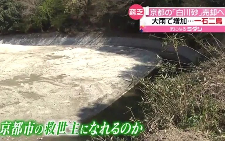 【日语新闻】穷疯了的京都市,准备售卖河里的砂石哔哩哔哩bilibili