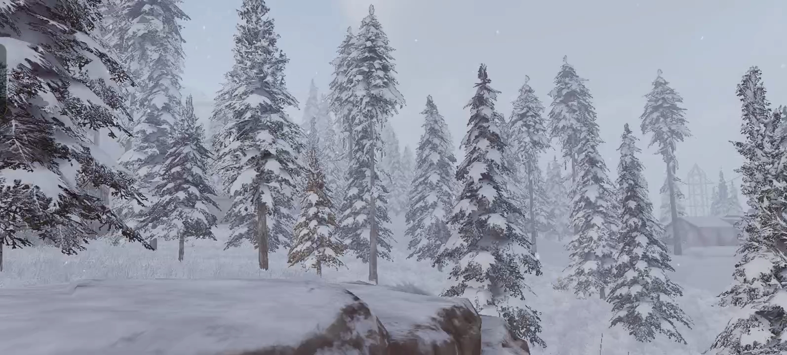北山以前是没有下雪的