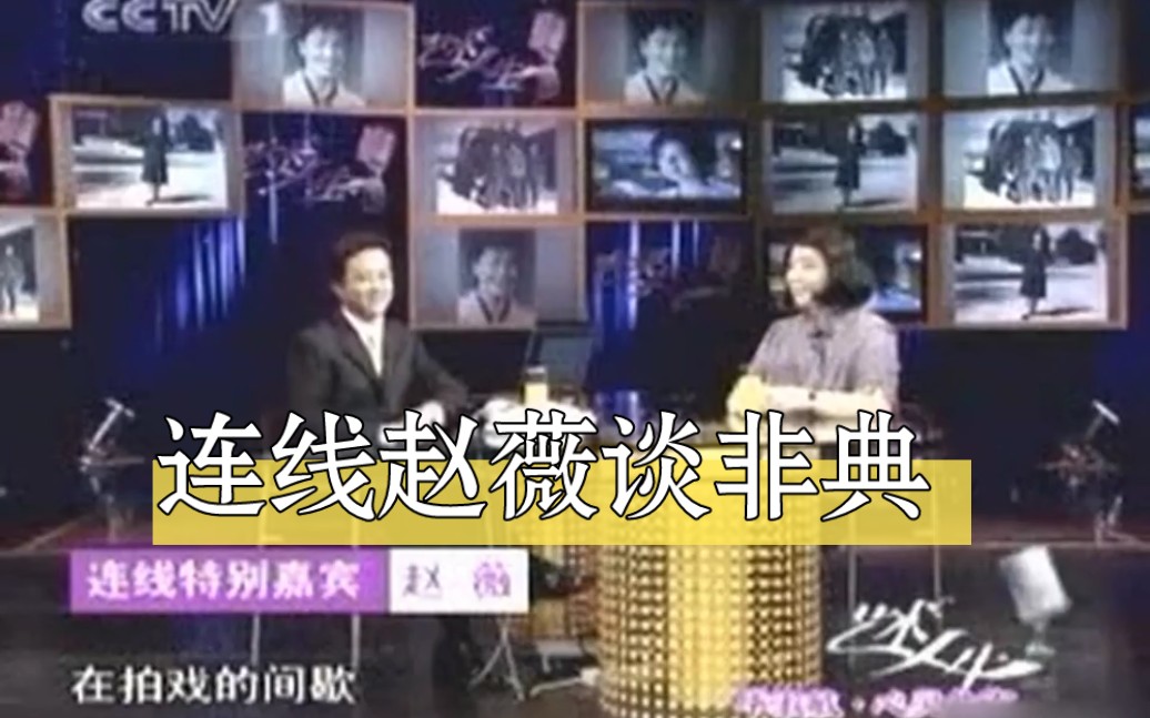 2003年央视节目《艺术人生》之毕淑敏,连线赵薇.