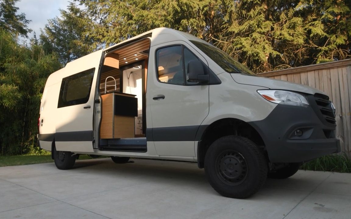 房车欣赏-奔驰斯宾特 b 型自改房车