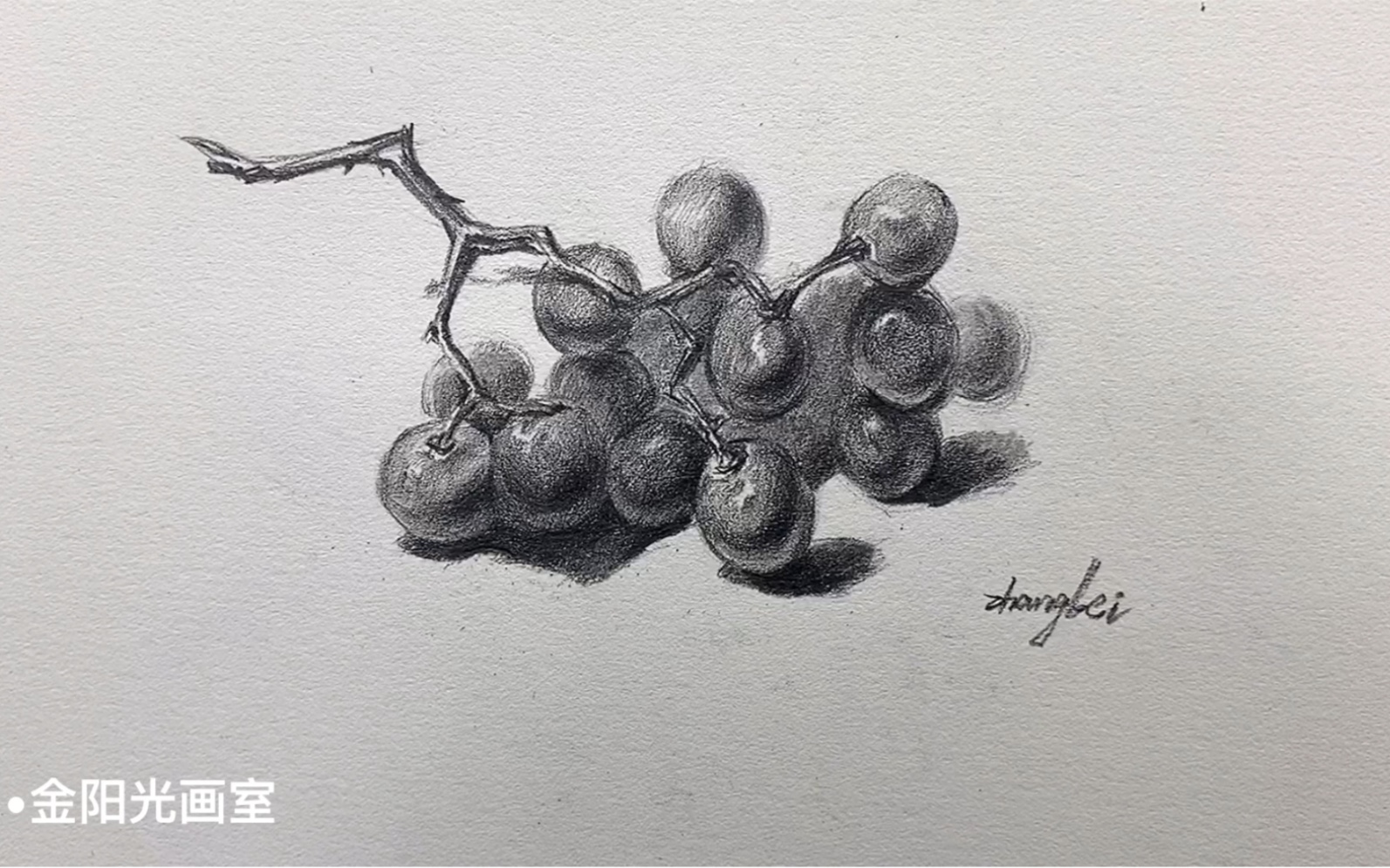 葡萄素描画 简单图片