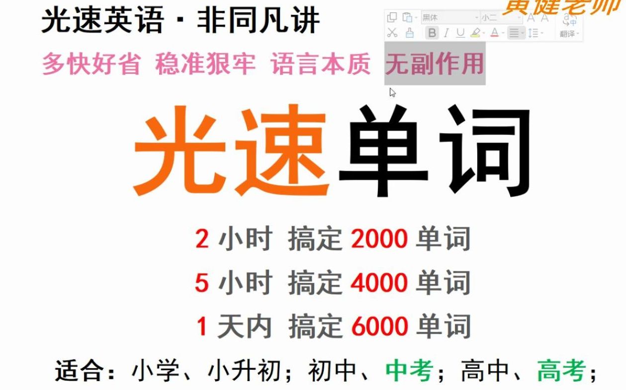 [图]【光速英语合集，持续更新】1天6000单词，关键你的坚持！