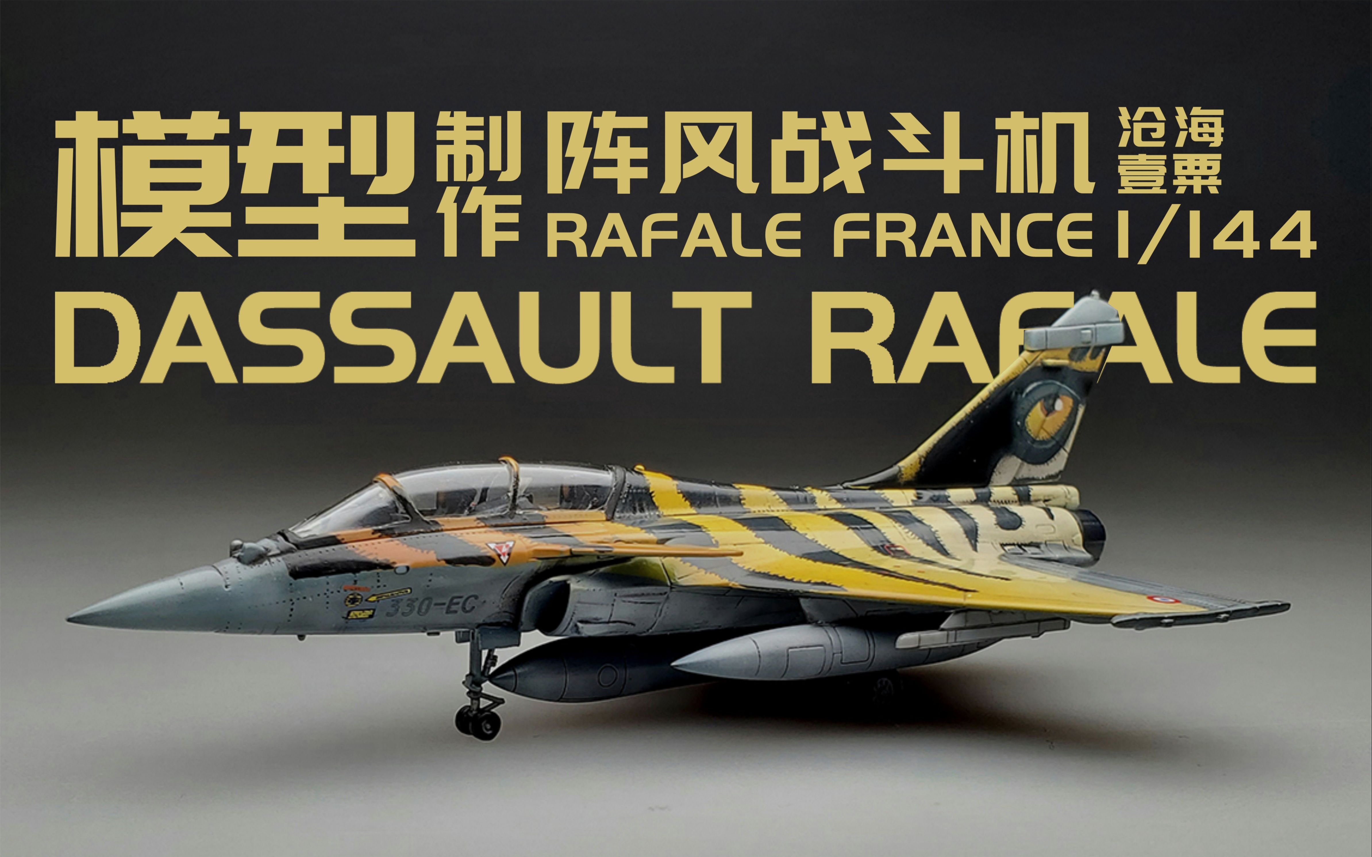 【模型制作】法国 阵风战斗机 老虎会涂装 Rafale 1/144哔哩哔哩bilibili