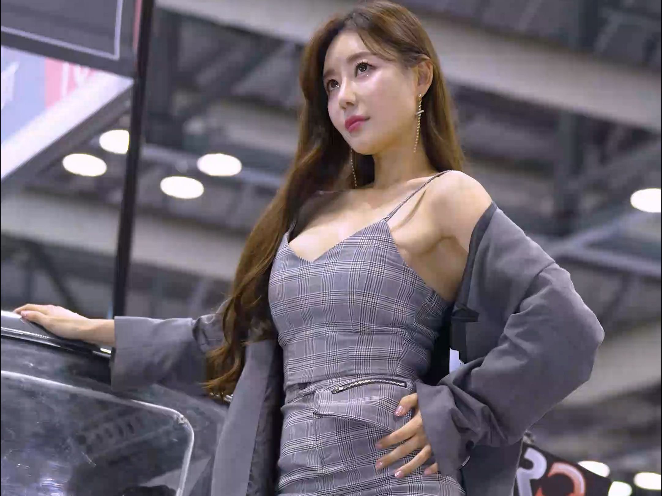 【2023ts改装汽车节1022】美女模特车模崔瑟琪(8