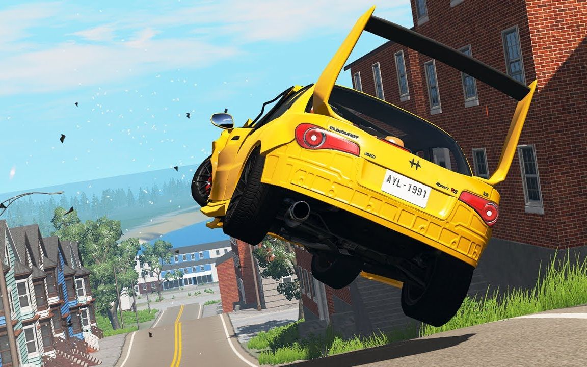 【BeamNG Drive】致命车祸#3  CrashMandjaro哔哩哔哩bilibili