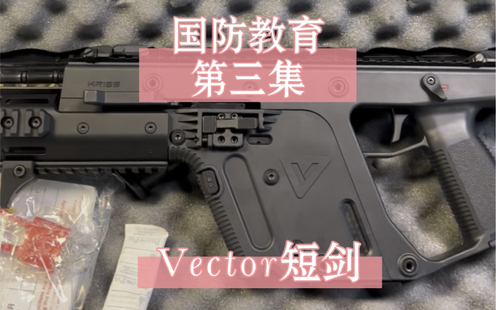 国防教育第三集:Vector短剑哔哩哔哩bilibili