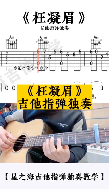 枉凝眉 吉他指弹独奏