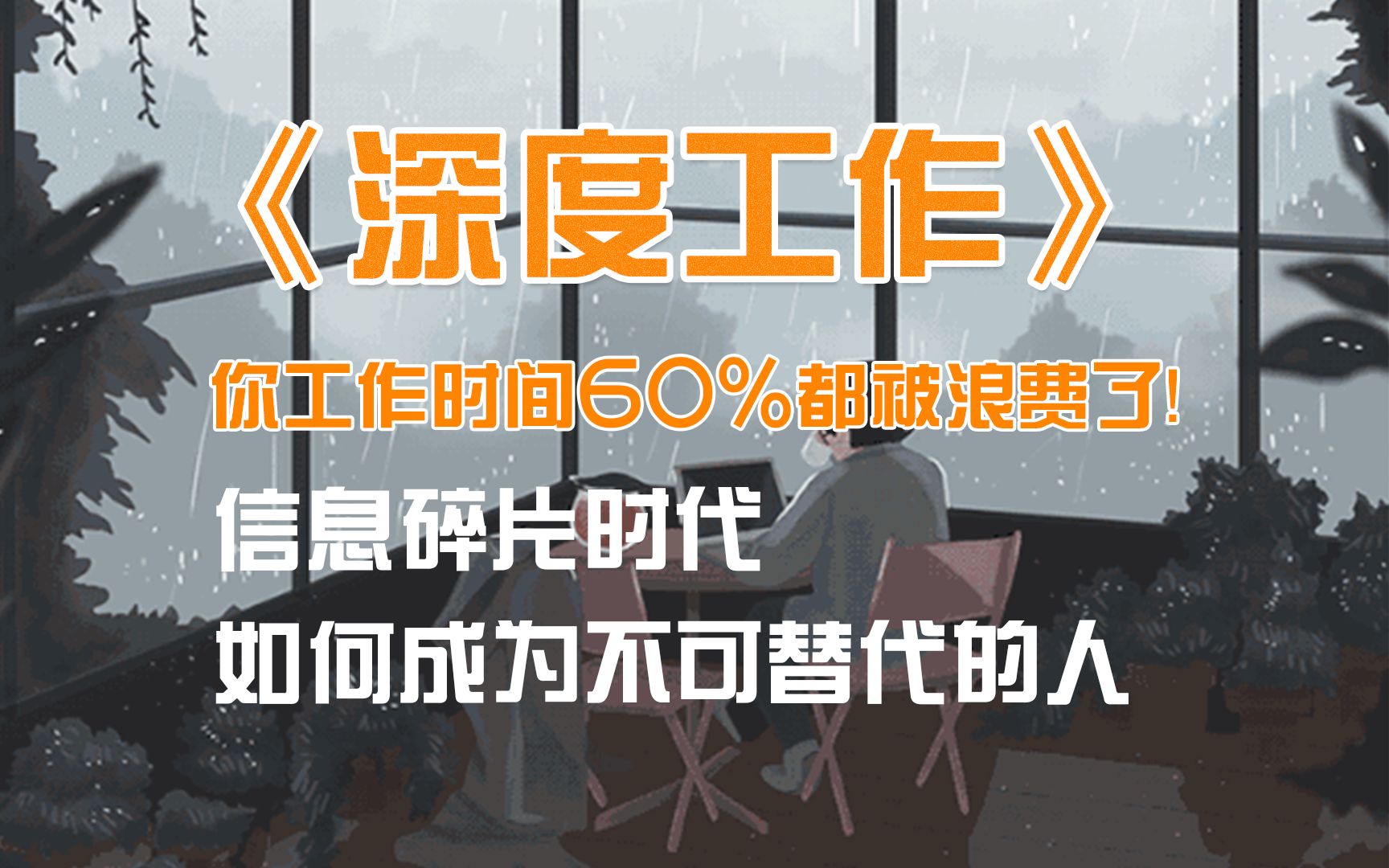 [图]三个方法让我们有效使用脑力，提高工作效率和专注力，收获职场稀缺能力，成为不可替代的人。深度解读卡尔·纽波特著作《深度工作》