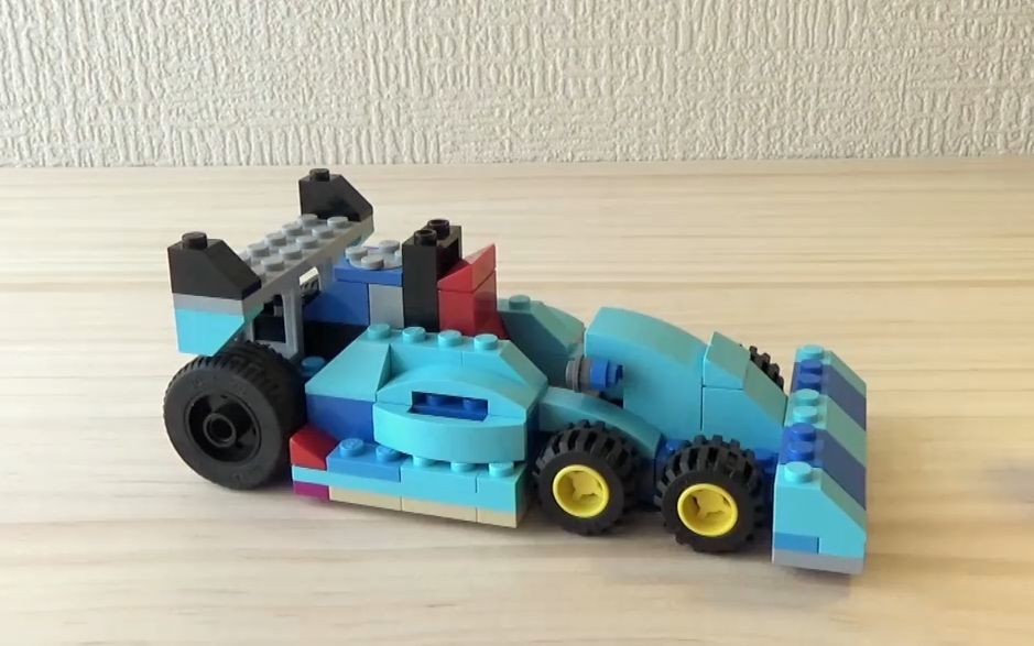 乐高classic10698基础款f1赛车模型制作教程