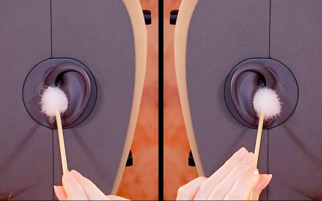 【hatomugi_助眠】触发|没有刺痛的人的asmr ku100/无人声( 1920 x