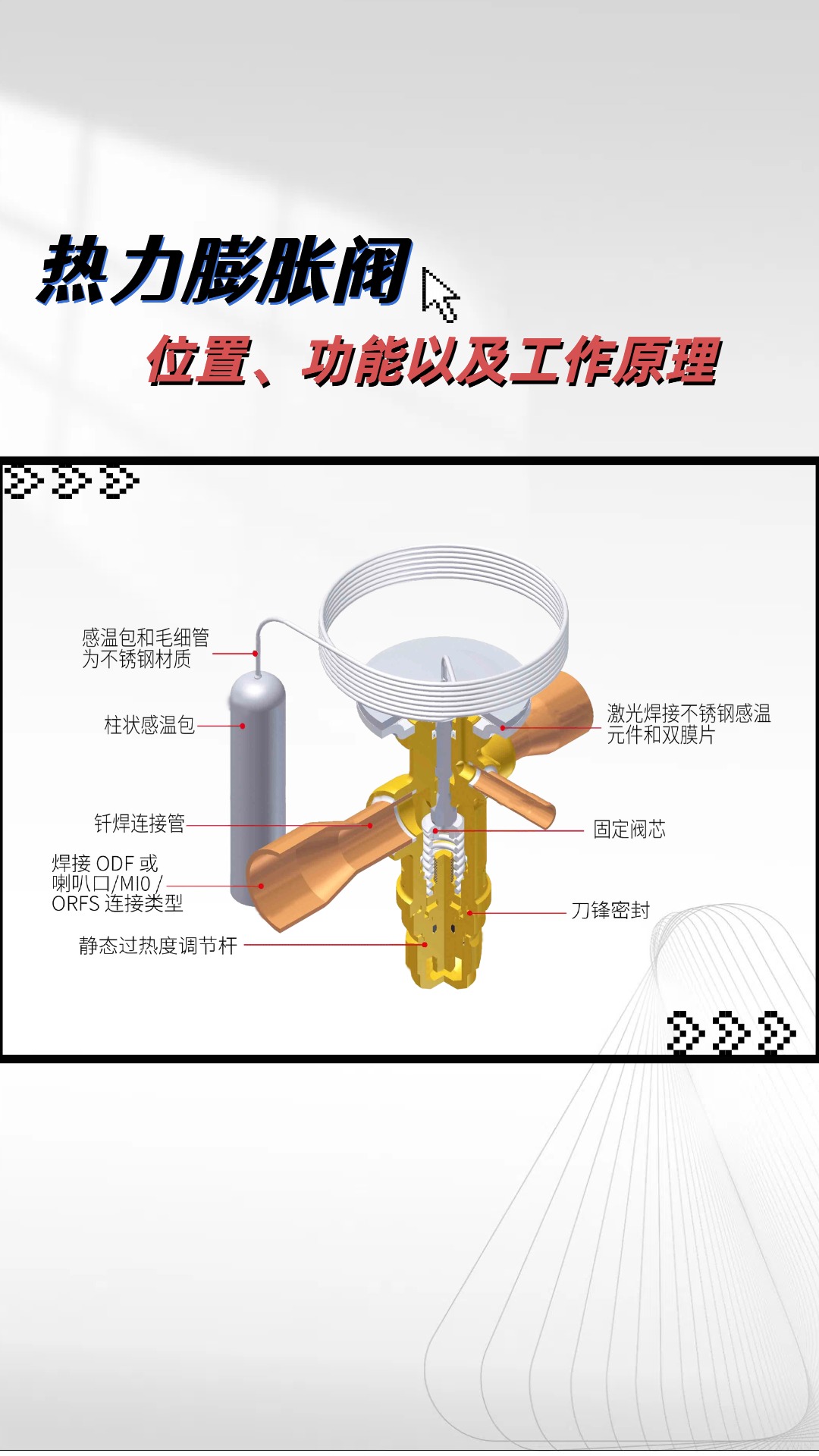 ?热力膨胀阀的拆解与工作原理解析