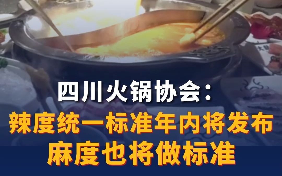 四川火锅协会:辣度统一标准年内将发布,麻度也将做标准!哔哩哔哩bilibili