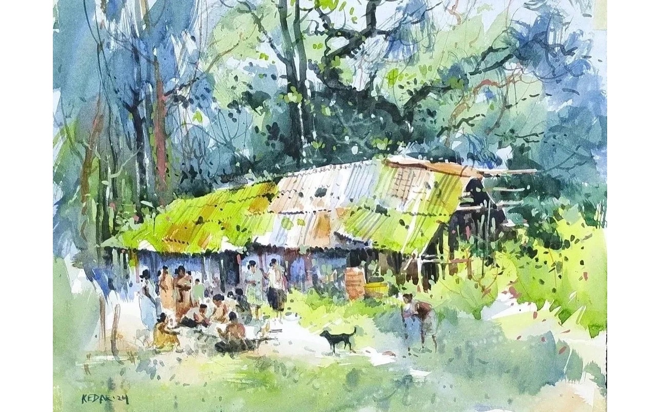 kedar naik 水彩风景