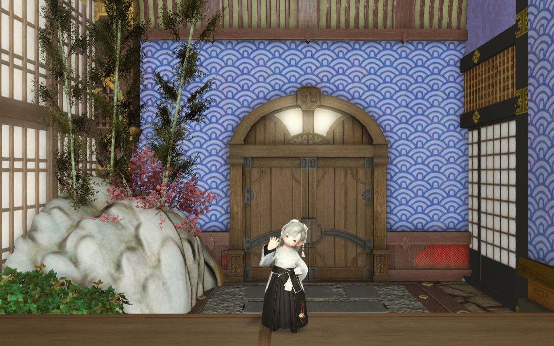 ff14m房不封层居酒屋和风日式天井少浮空部队房装修存档