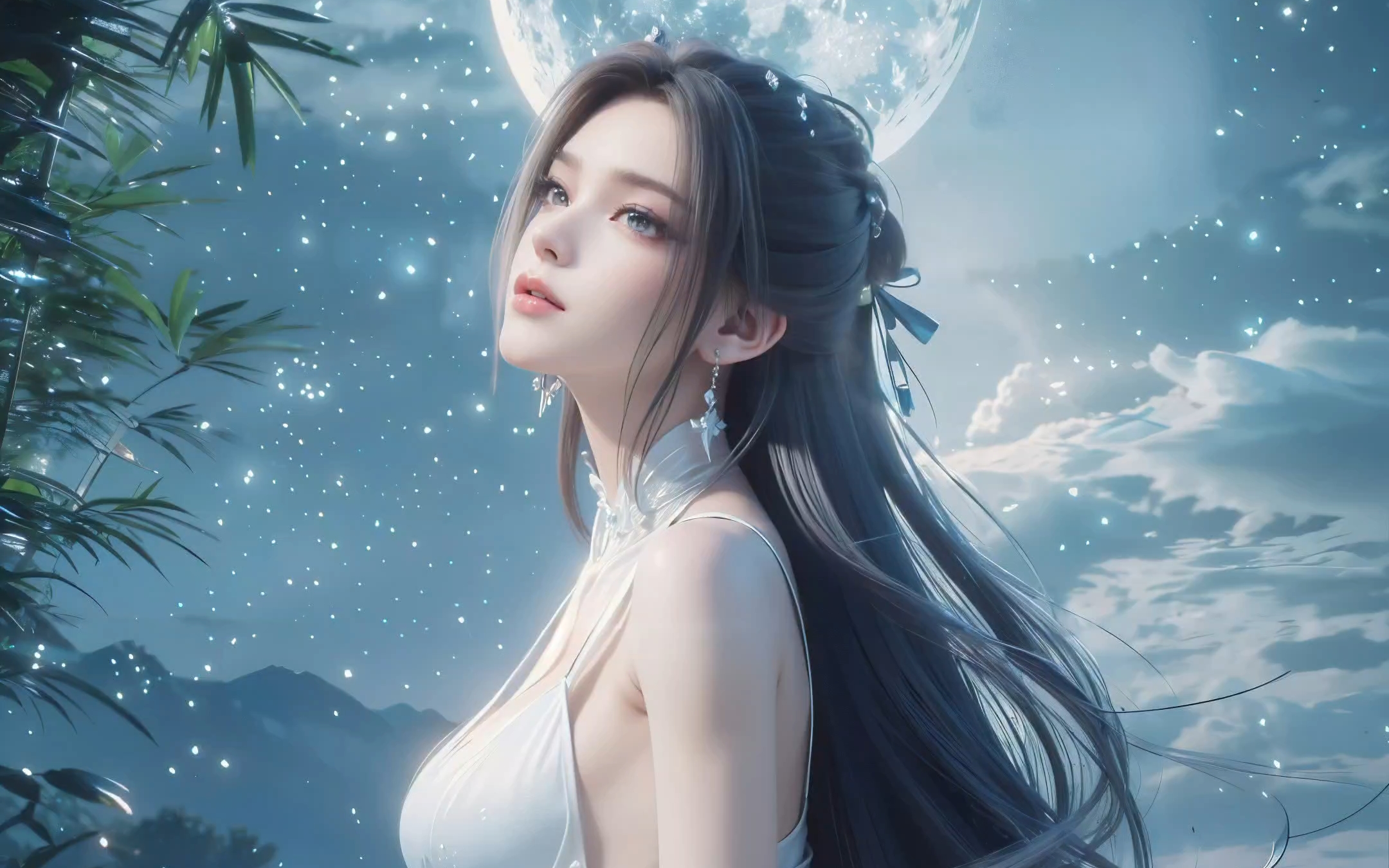 诛仙2―陆雪琪师姐月色余辉壁纸分享