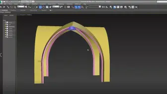 3DS Max 拱形门建模