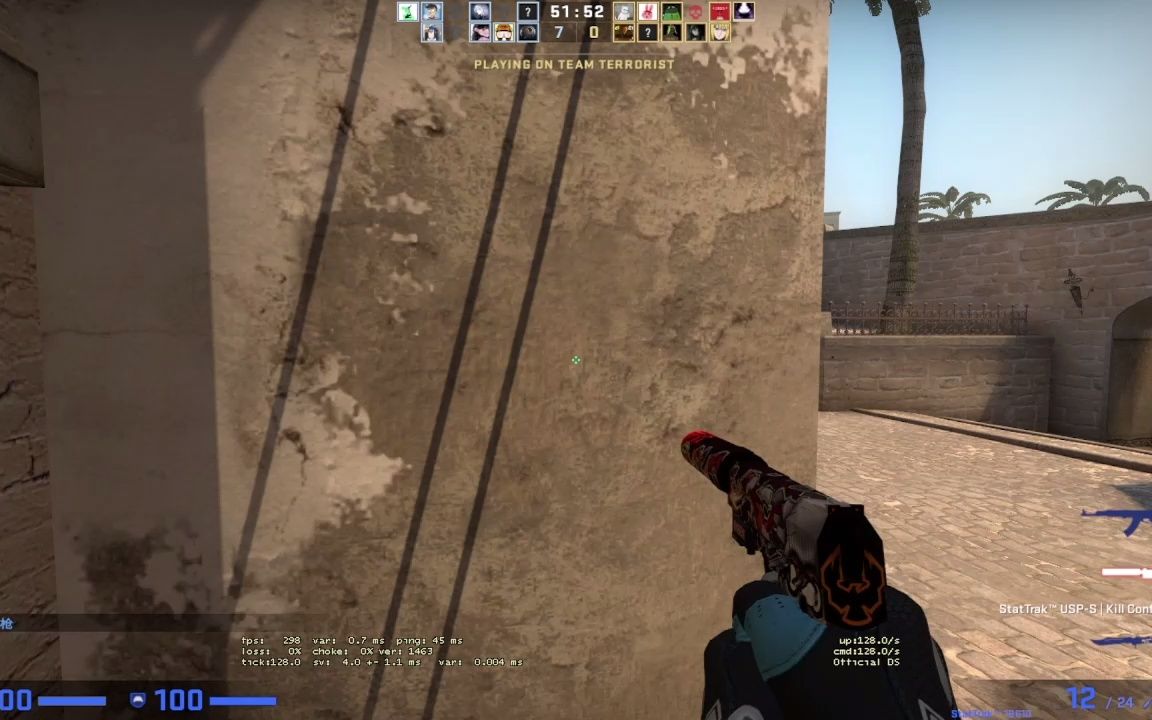 csgo4000小时职业选手 10分钟死斗练枪精华