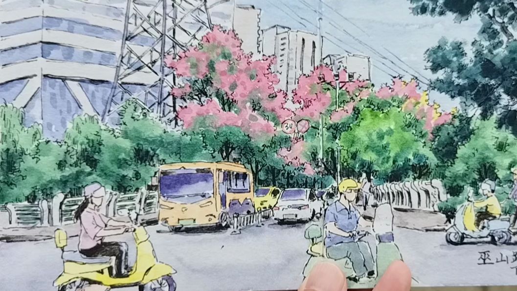 写生摇钱树