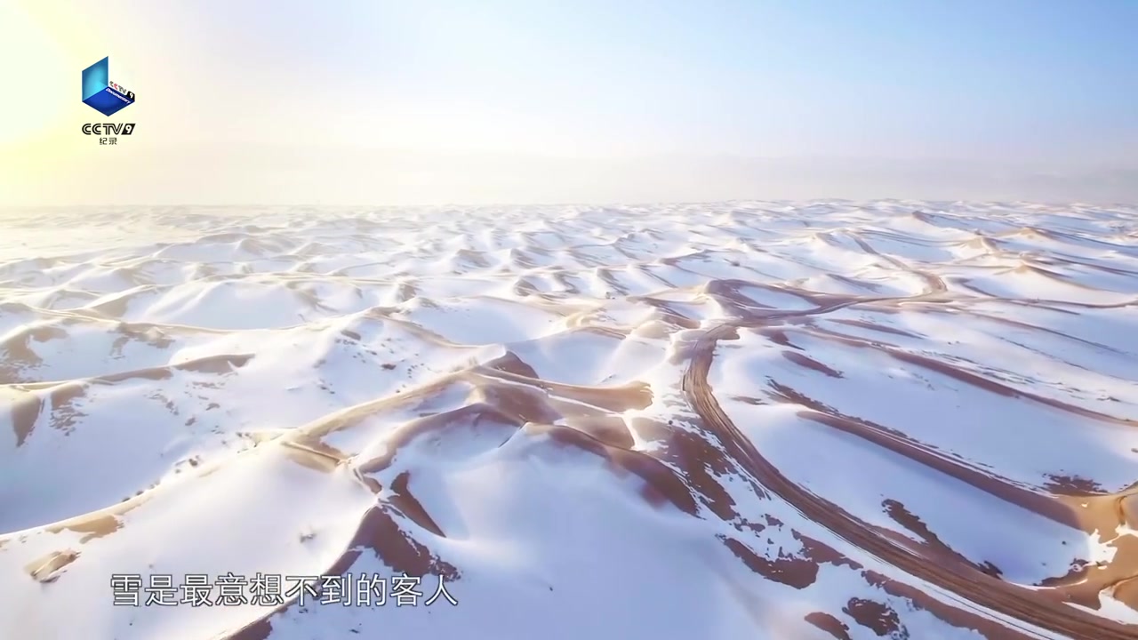 [图]美！当沙漠遇到白雪