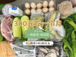 Download Video: 花了五十二块钱买了一周的食材，生活精打细算但绝不扣搜拮据～花小钱过好日子可好了