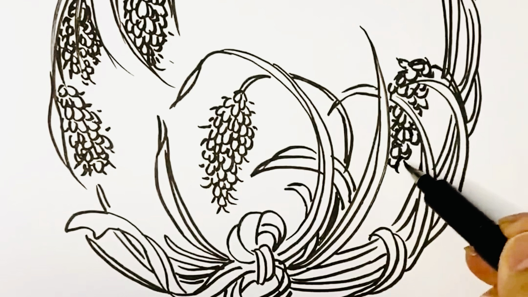 古典曼陀罗中国传统吉祥图案嘉禾纹汉书公孙弘传载甘露降风雨时嘉禾兴