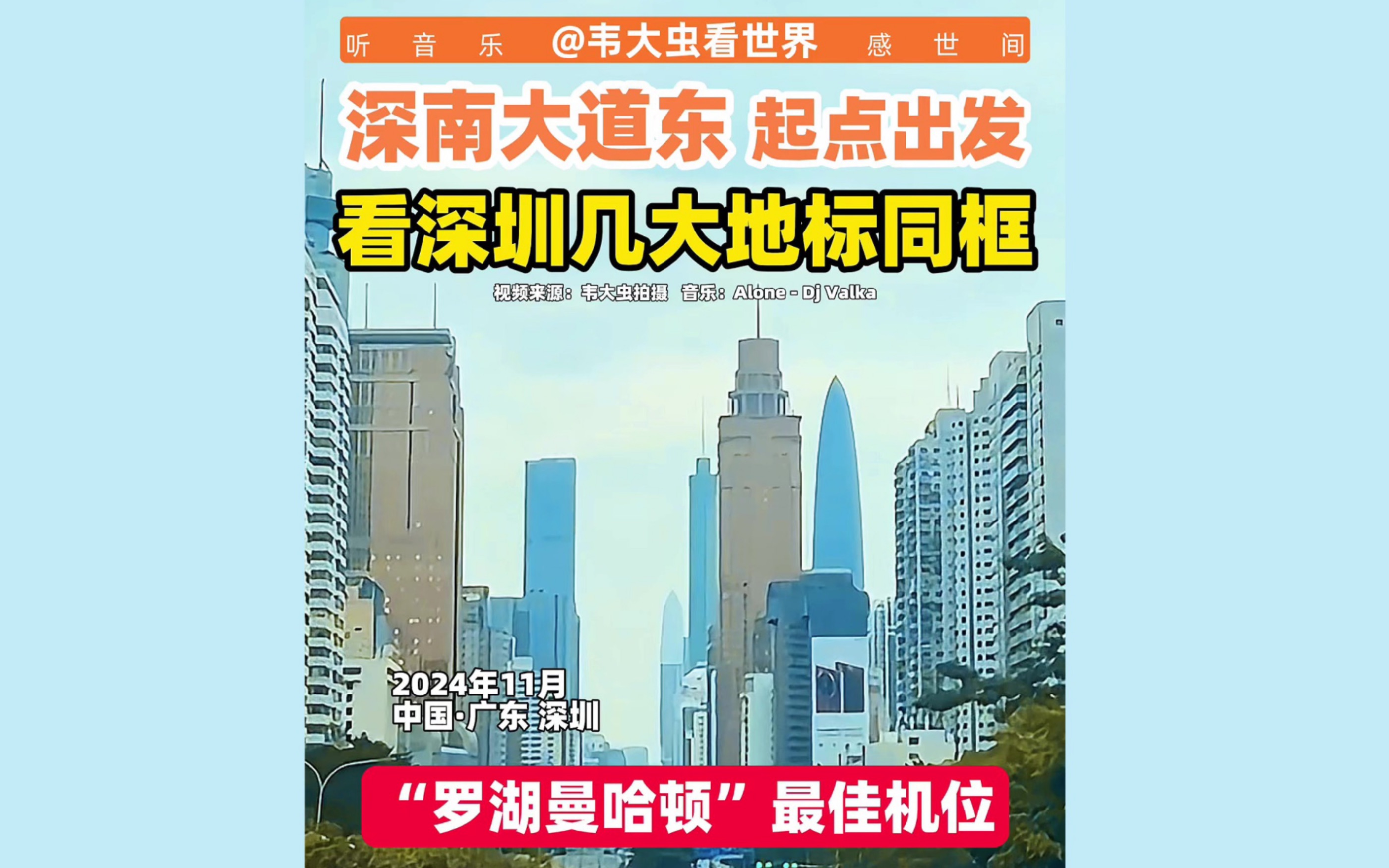 “罗湖曼哈顿”机位:从深南大道东边起点出发,看深圳几大地标高楼同框 #深圳 #罗湖 #地标 #高楼 #曼哈顿 #新秀 #深圳古玩城 #街景 #citywalk哔哩哔哩...