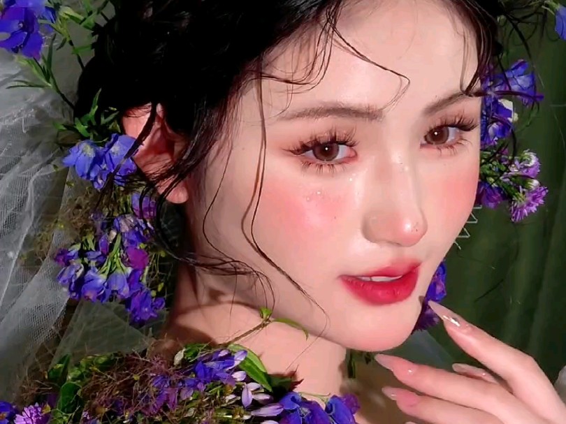 哇塞的鲜花新娘妆造!这也太美了吧