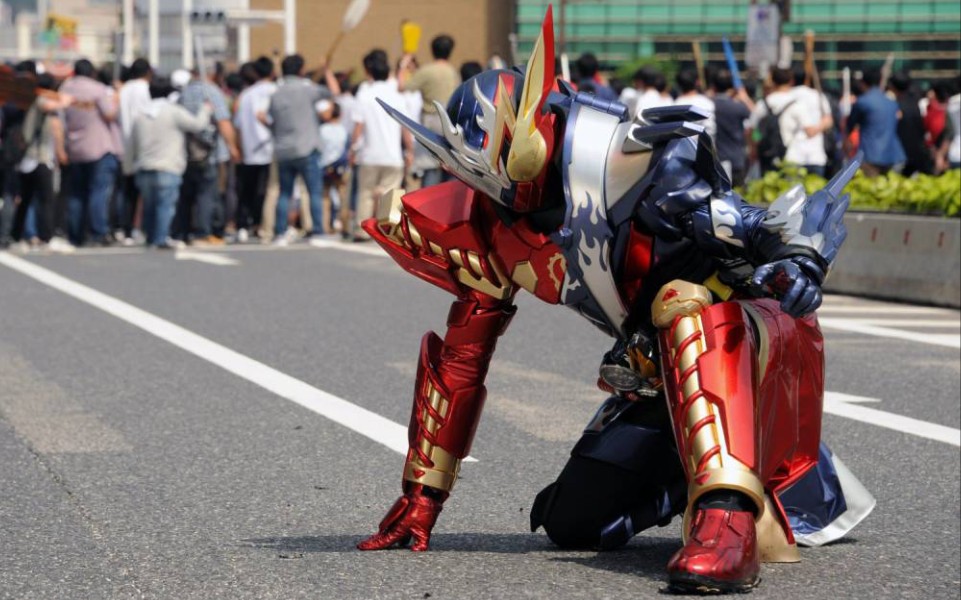 【龙魂特摄·假面骑士】假面骑士build:cross-zbuild形态,基兔同龙首