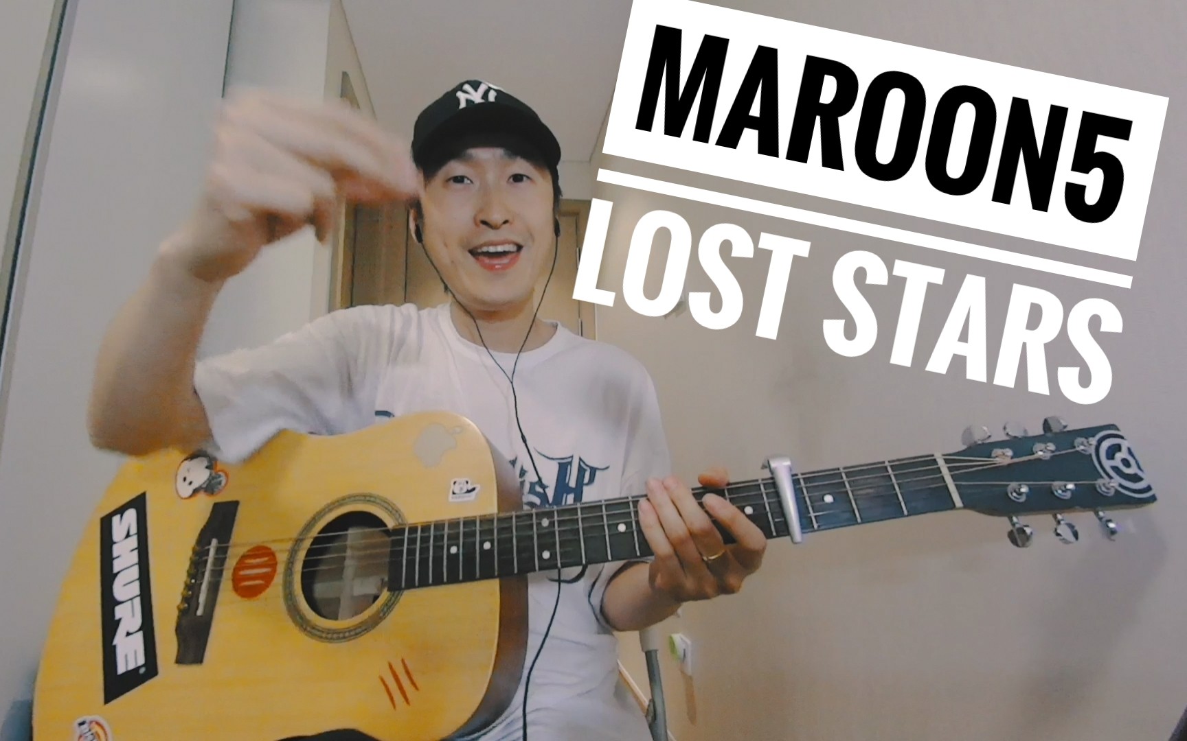 活动作品一分钟学会吉他弹唱maroon5的loststars