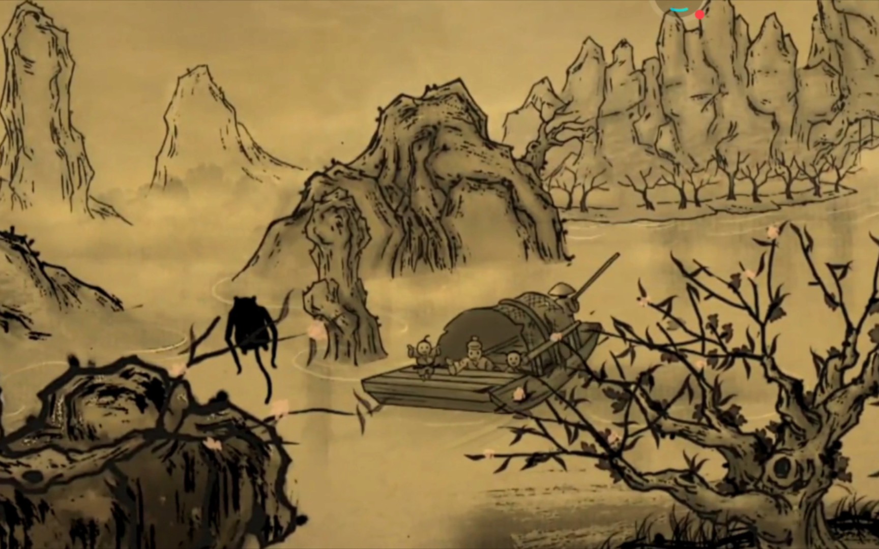 [桃源记]水墨画风动画桃花源记