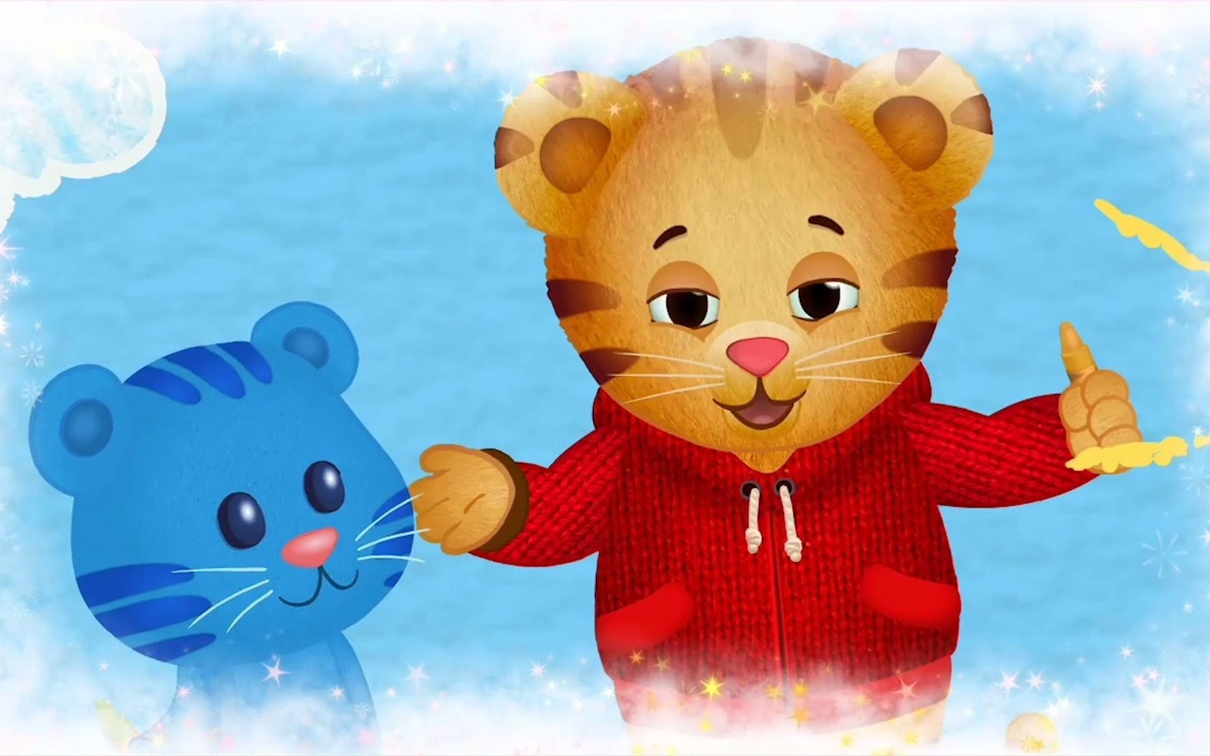 [图]Daniel Tiger Rainbow Colours! Videos for Kids