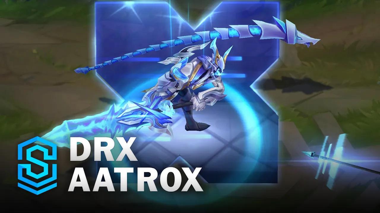 drx aatrox skin spotlight - pre-release - pbe preview - league