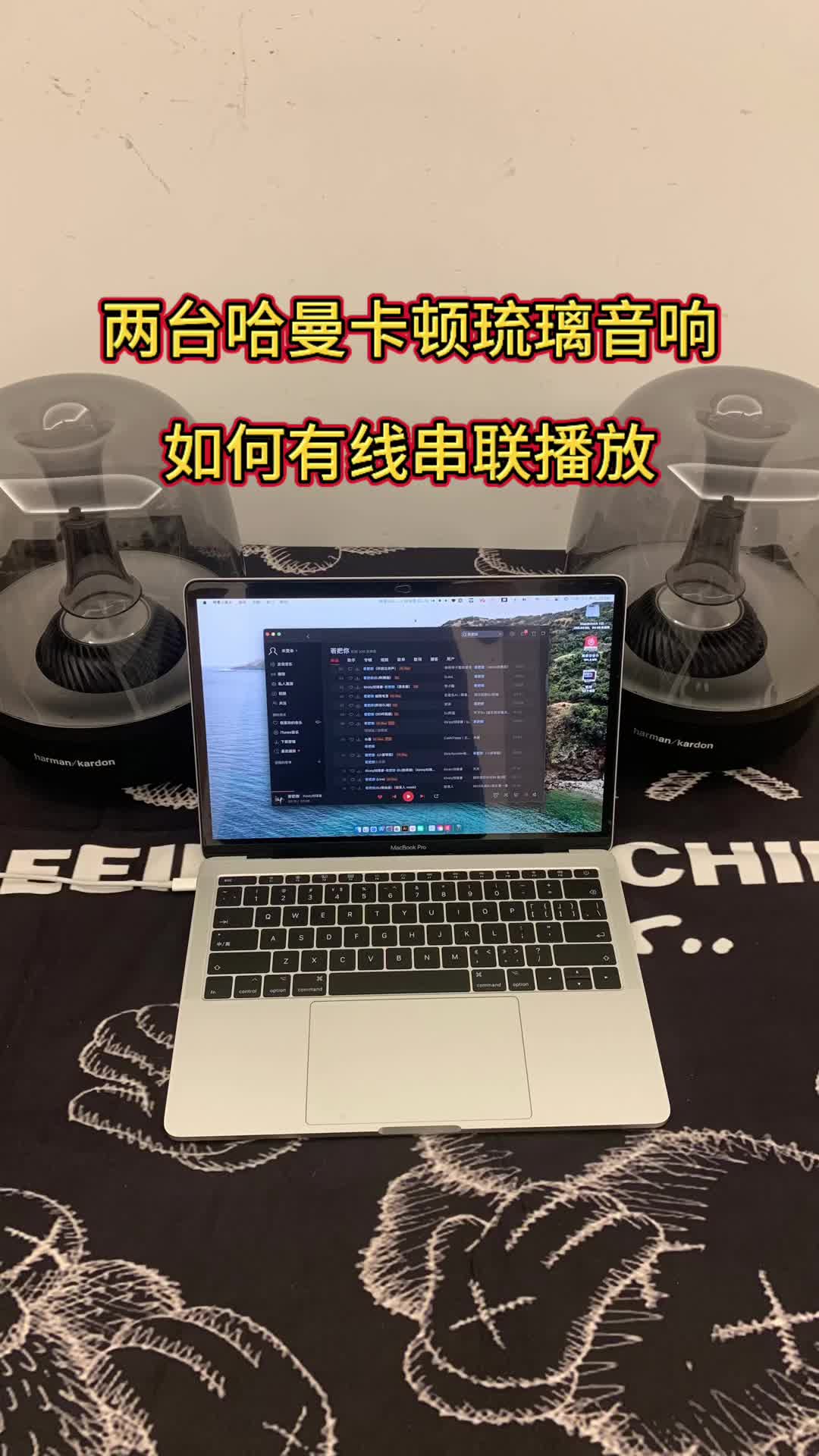 两台哈曼卡顿琉璃/水晶音响串联教程哔哩哔哩bilibili