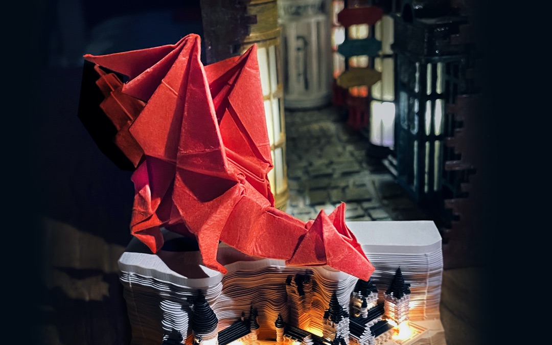 【折纸教程龙】哈利波特 Harry Potter Origami Dragon #066哔哩哔哩bilibili