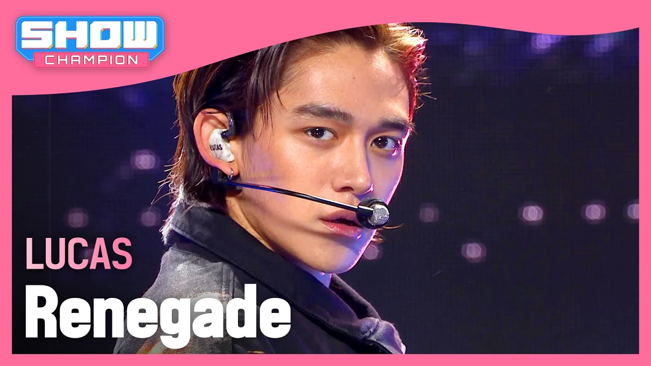 【黄旭熙lucas】赏金猎人renegade 冠军秀 240410 打歌舞台