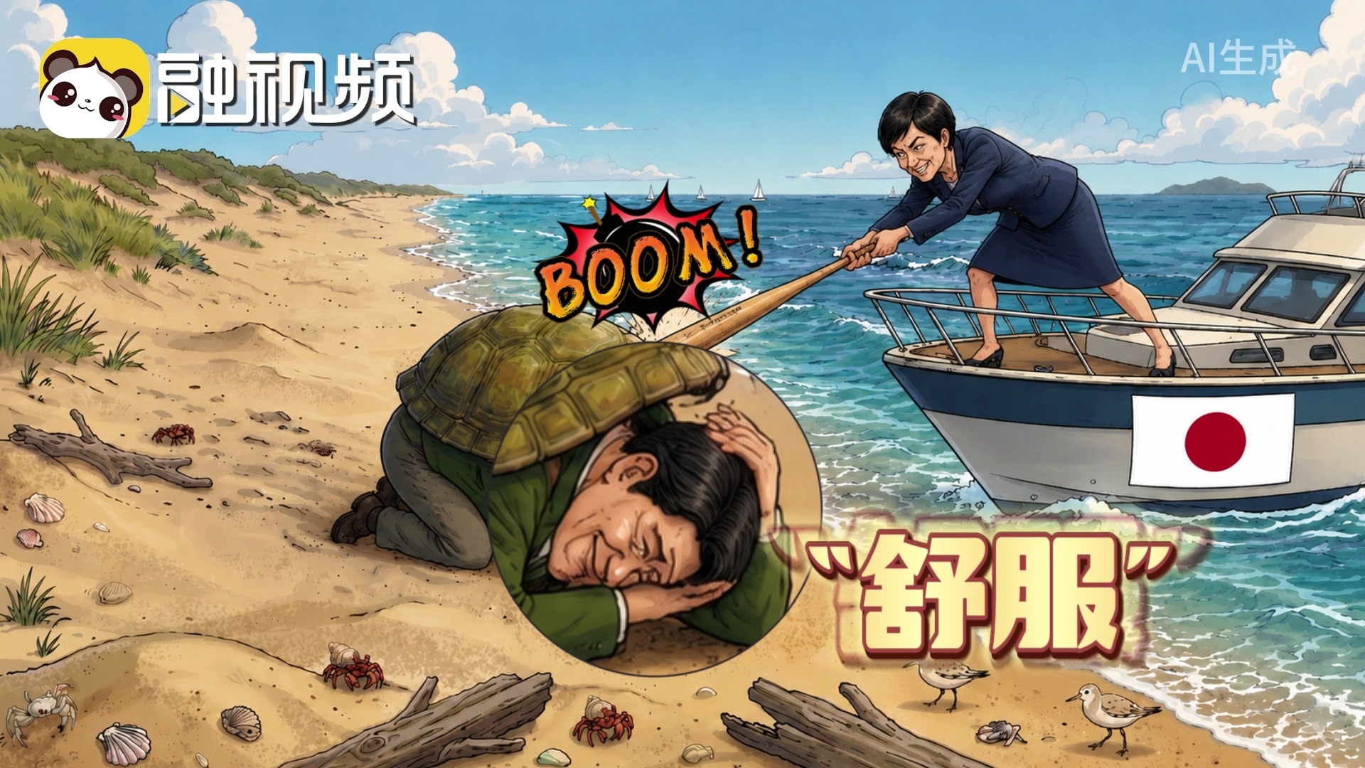 百年难得一见的汉奸败类！赖清德媚日舔菲只敢“抗中”