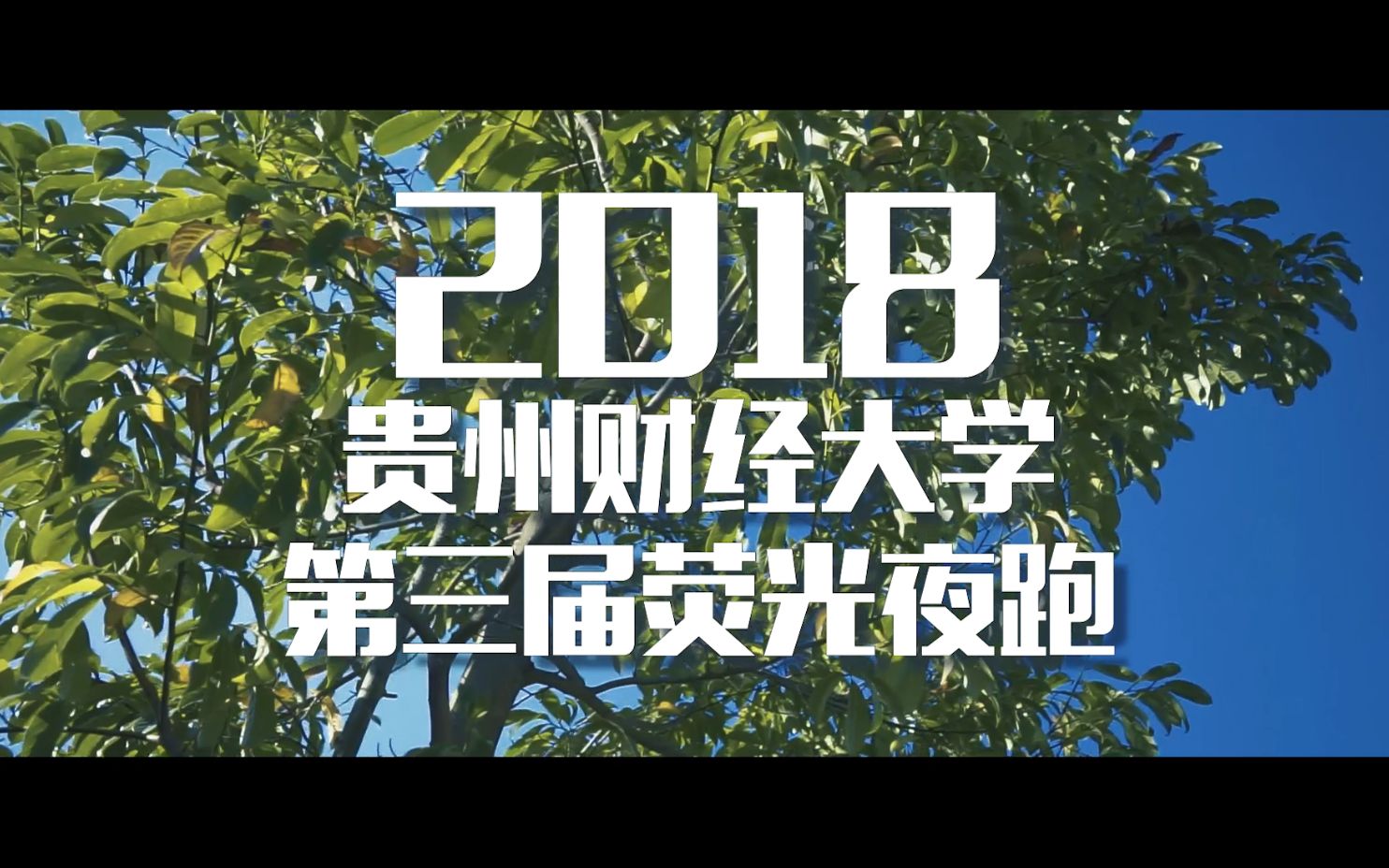 2018贵州财经大学喜迎建校六十周年系列活动之第三届“青春三走ⷧ‡ƒ烧我的卡路里”荧光夜跑哔哩哔哩bilibili