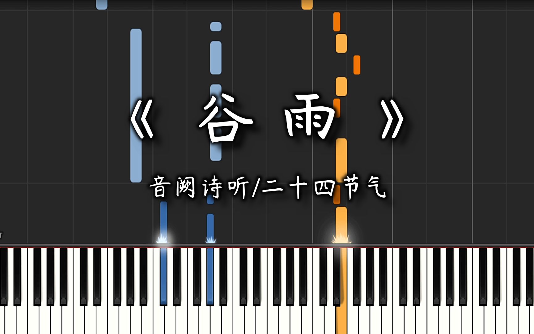 【钢琴改编】《谷雨》音阙诗听 | 行春犹迟,怎去尽欢 | 二十四节气编配系列(10/24)哔哩哔哩bilibili