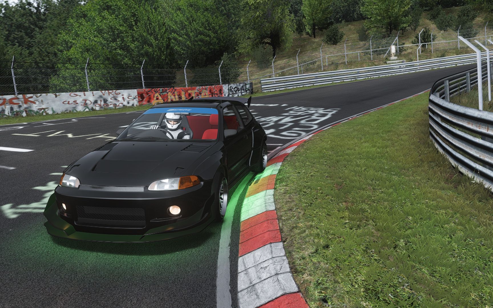 神力科莎 honda civic eg6 纽博格林北环7.17.211