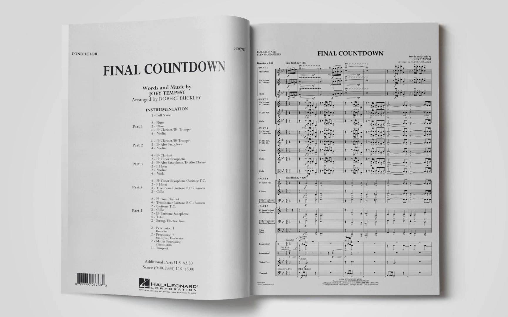 [图]最后的倒计时 赌神出场经典曲目 Final Countdown 灵活编制作品